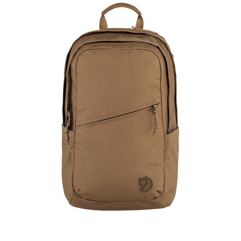 Rucksack Räven mit Laptopfach 15 Zoll Volumen 20 Liter Khaki Dust, Farbe: braun, Marke: Fjällräven, EAN: 7323450857479, Abmessungen in cm: 34x42x15.5, Bild 1 von 5