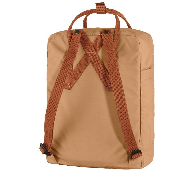 Rucksack Kånken Peach Sand Terracotta Brown, Farbe: braun, Marke: Fjällräven, EAN: 7323450786373, Abmessungen in cm: 27x38x13, Bild 4 von 16