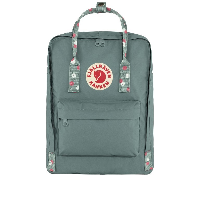 Rucksack Kånken Frost Green Confetti Pattern, Farbe: grün/oliv, Marke: Fjällräven, EAN: 7323450786397, Abmessungen in cm: 27x38x13, Bild 1 von 16