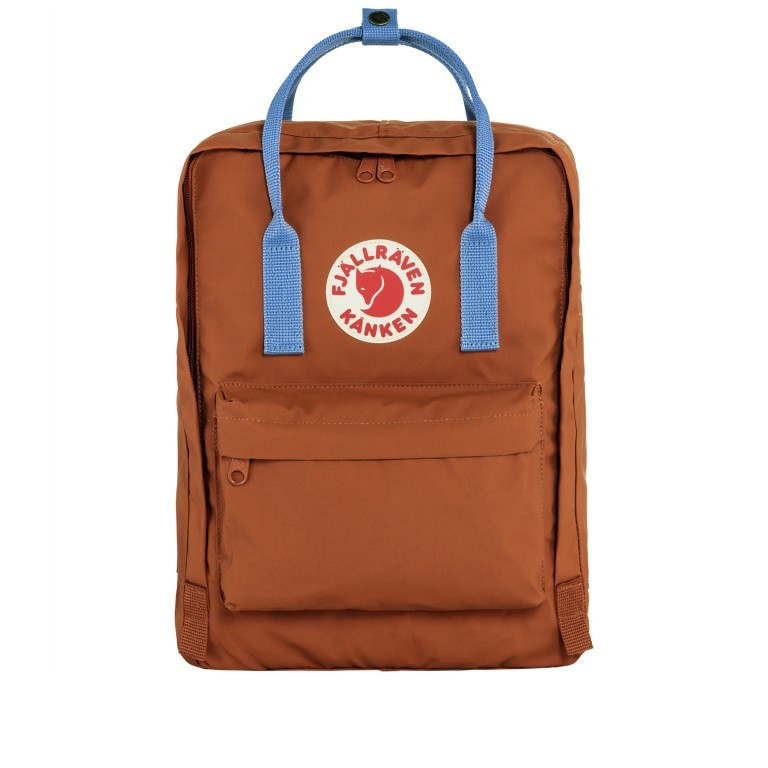 Rucksack Kånken Terracotta Brown Ultramarine, Farbe: orange, Marke: Fjällräven, EAN: 7323450857608, Abmessungen in cm: 27x38x13, Bild 1 von 15