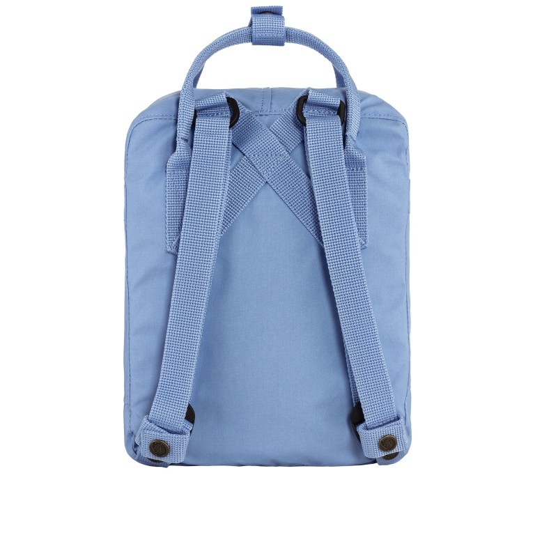 Rucksack Kånken Mini Ultramarine, Farbe: blau/petrol, Marke: Fjällräven, EAN: 7323450857714, Abmessungen in cm: 20x29x13, Bild 3 von 13