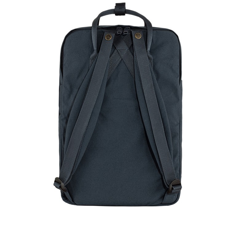 Rucksack Kånken Laptop 17 Zoll Navy, Farbe: blau/petrol, Marke: Fjällräven, EAN: 7323450785901, Abmessungen in cm: 27x41x18, Bild 3 von 15
