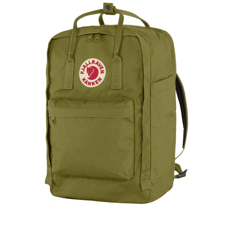 Rucksack Kånken Laptop 17 Zoll Foliage Green, Farbe: grün/oliv, Marke: Fjällräven, EAN: 7323450785918, Abmessungen in cm: 27x41x18, Bild 2 von 15