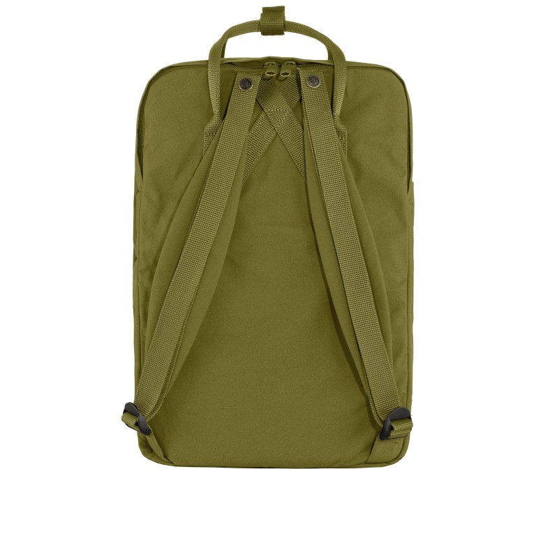 Rucksack Kånken Laptop 17 Zoll Foliage Green, Farbe: grün/oliv, Marke: Fjällräven, EAN: 7323450785918, Abmessungen in cm: 27x41x18, Bild 3 von 15