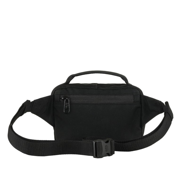 Gürteltasche Kånken Hip Pack No. 2 Black, Farbe: schwarz, Marke: Fjällräven, EAN: 7323450785772, Abmessungen in cm: 18x12x9, Bild 3 von 7