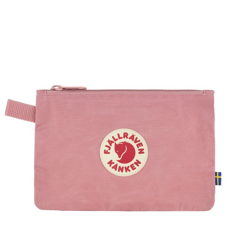 Kosmetiktasche Kånken Gear Pocket Pink, Farbe: rosa/pink, Marke: Fjällräven, EAN: 7323450792626, Abmessungen in cm: 21x14x0.5, Bild 1 von 3