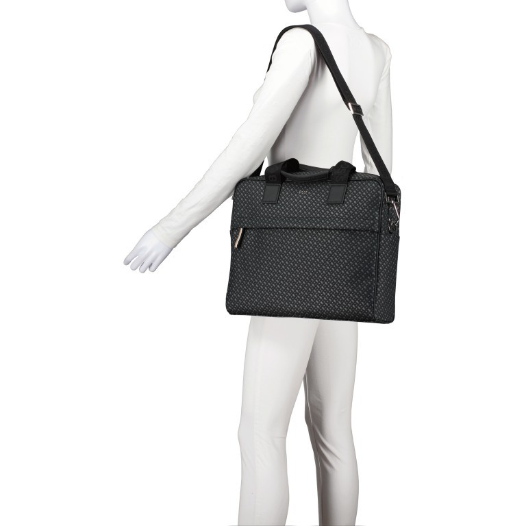Aktentasche Byron Document Case S Black, Farbe: schwarz, Marke: BOSS, EAN: 4063534404696, Abmessungen in cm: 38x31x9, Bild 5 von 7