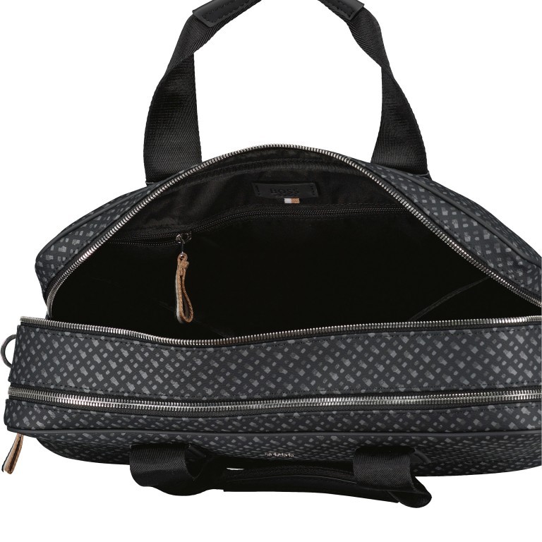 Aktentasche Byron Document Case Black, Farbe: schwarz, Marke: BOSS, EAN: 4063535022950, Abmessungen in cm: 40x29x13, Bild 8 von 8