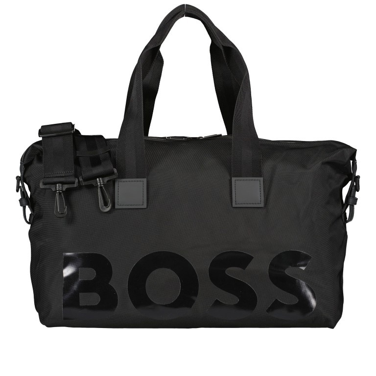 Reisetasche Catch Weekender Black, Farbe: schwarz, Marke: BOSS, EAN: 4063535023377, Abmessungen in cm: 47x37x26, Bild 1 von 8