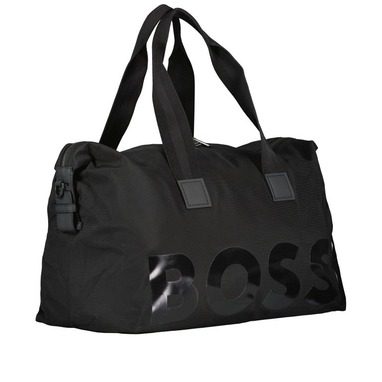 Reisetasche Catch Weekender Black, Farbe: schwarz, Marke: BOSS, EAN: 4063535023377, Abmessungen in cm: 47x37x26, Bild 2 von 8