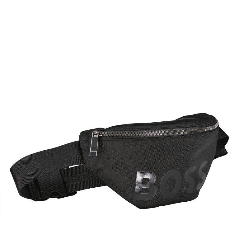 Gürteltasche Catch Bumbag Black, Farbe: schwarz, Marke: BOSS, EAN: 4021417359204, Abmessungen in cm: 28x14x8, Bild 2 von 6