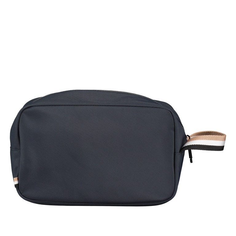 Kulturbeutel Catch Wash Bag Dark Blue, Farbe: blau/petrol, Marke: BOSS, EAN: 4063535022677, Abmessungen in cm: 25x16x10.5, Bild 3 von 5
