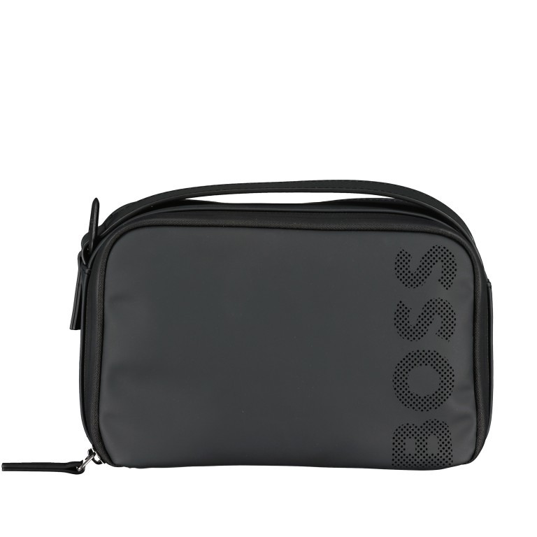 Kulturbeutel Goodwin Wash Bag Black, Farbe: schwarz, Marke: BOSS, EAN: 4063535022721, Abmessungen in cm: 24x15x8, Bild 1 von 6