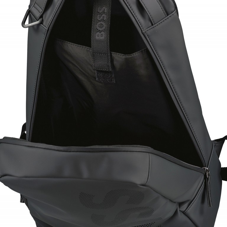 Rucksack Goodwin Backpack mit Laptopfach 13 Zoll Black, Farbe: schwarz, Marke: BOSS, EAN: 4063535022691, Abmessungen in cm: 30x46x14, Bild 6 von 6