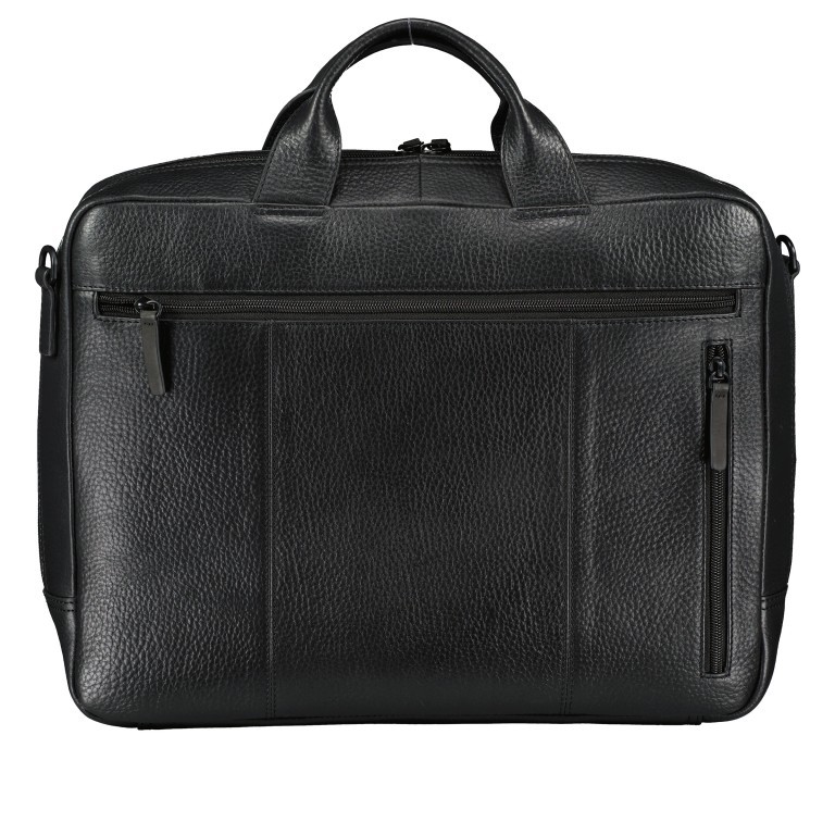 Aktentasche Stockholm Business Bag mit Laptopfach 15 Zoll Black, Farbe: schwarz, Marke: Jost, EAN: 4025307785524, Abmessungen in cm: 40x31x10, Bild 3 von 7