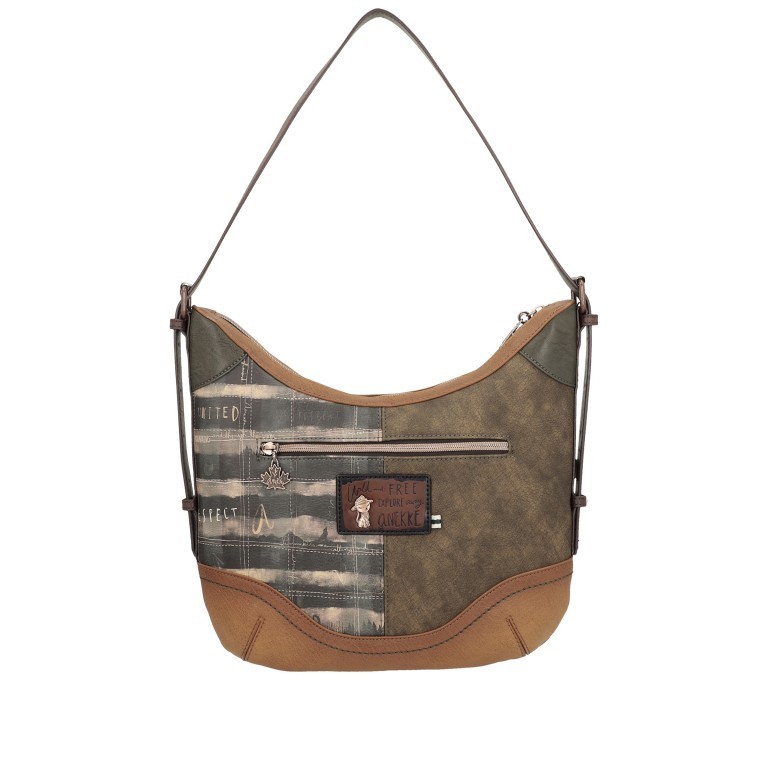 Beuteltasche The Forest Oval Shoulder Bag Cognac, Farbe: cognac, Marke: Anekke, EAN: 8434172026575, Abmessungen in cm: 31x29x8, Bild 4 von 6