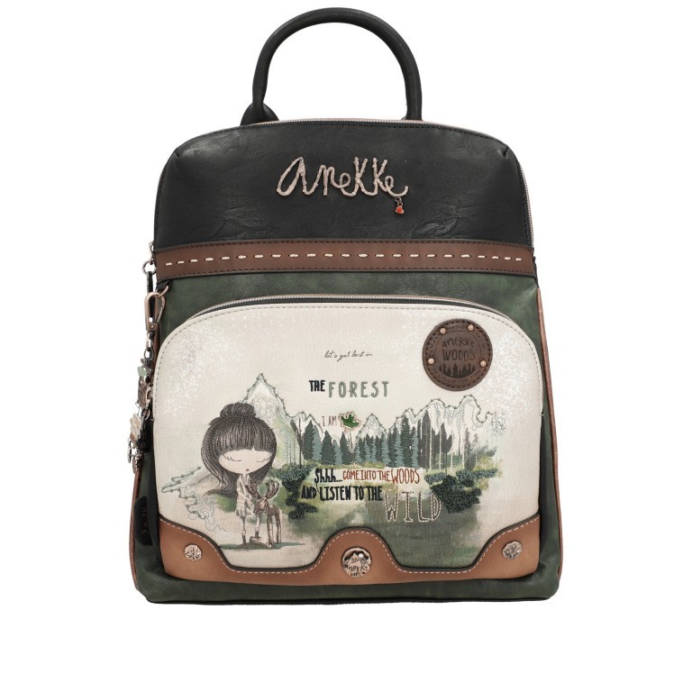 Rucksack The Forest Backpack with Pocket Cognac, Farbe: cognac, Marke: Anekke, EAN: 8434172027121, Abmessungen in cm: 29x31x10, Bild 1 von 7