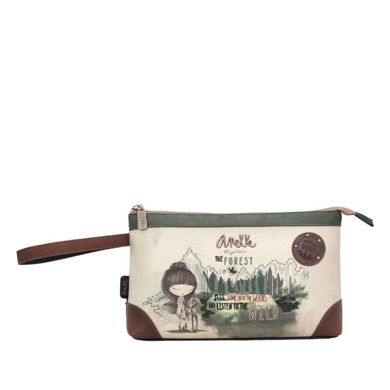 Kulturbeutel The Forest Toiletry Bag Cognac, Farbe: cognac, Marke: Anekke, EAN: 8434172028425, Abmessungen in cm: 26x16x8, Bild 1 von 7