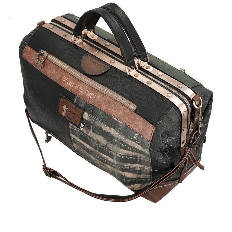 Reisetasche The Forest Travel Bag Cognac, Farbe: cognac, Marke: Anekke, EAN: 8434172028517, Abmessungen in cm: 49x30x21, Bild 5 von 8