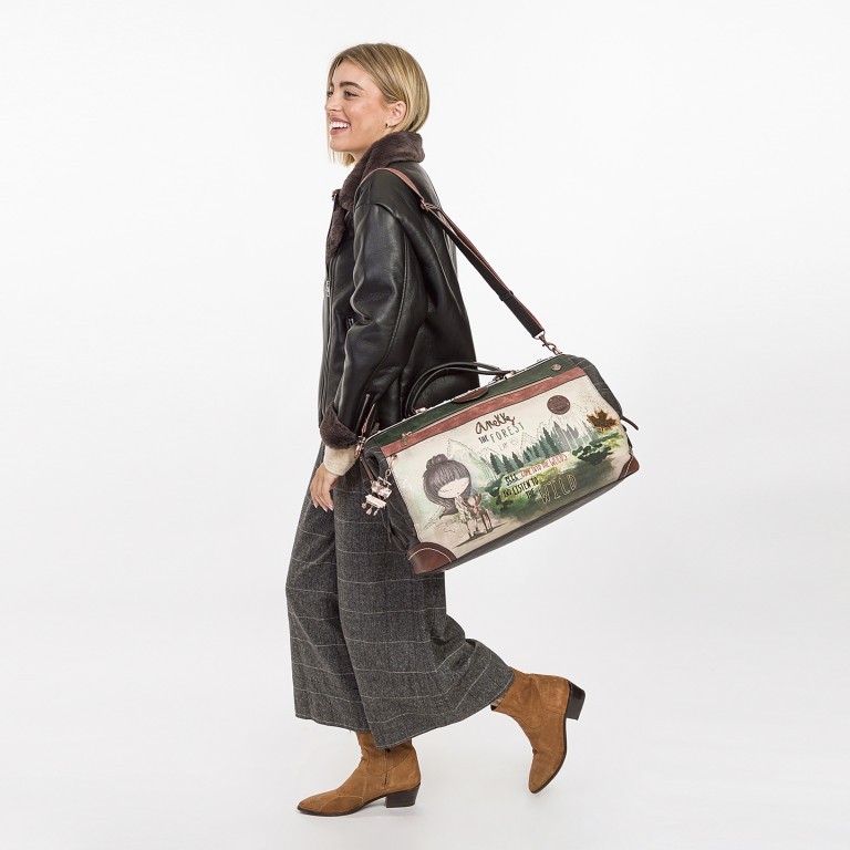 Reisetasche The Forest Travel Bag Cognac, Farbe: cognac, Marke: Anekke, EAN: 8434172028517, Abmessungen in cm: 49x30x21, Bild 6 von 8