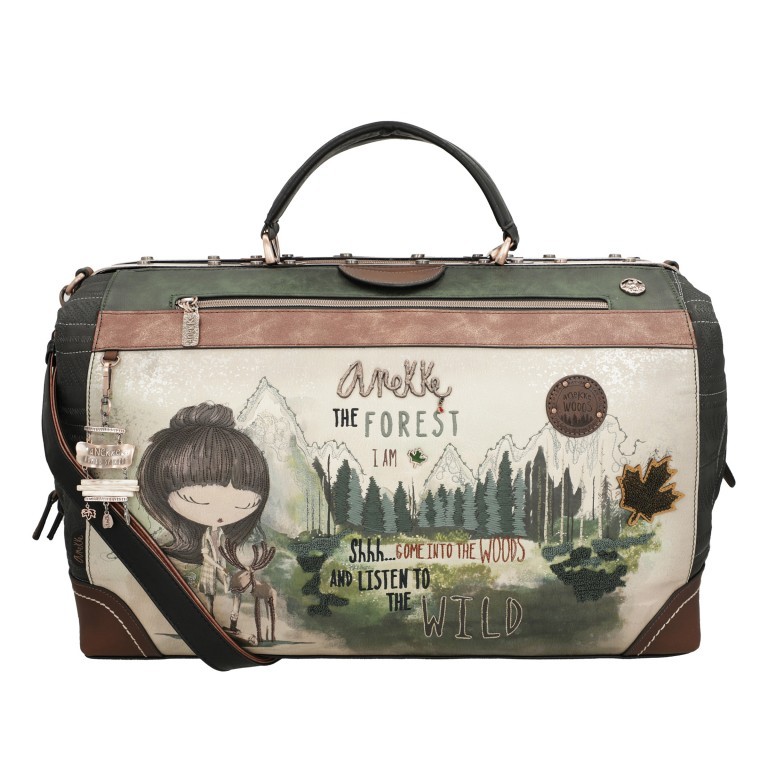 Reisetasche The Forest Travel Bag Cognac, Farbe: cognac, Marke: Anekke, EAN: 8434172028517, Abmessungen in cm: 49x30x21, Bild 8 von 8