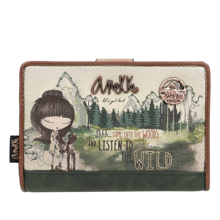 Geldbörse The Forest Medium Wallet mit RFID-Schutz Cognac, Farbe: cognac, Marke: Anekke, EAN: 8434172031524, Abmessungen in cm: 14x10x2, Bild 1 von 9