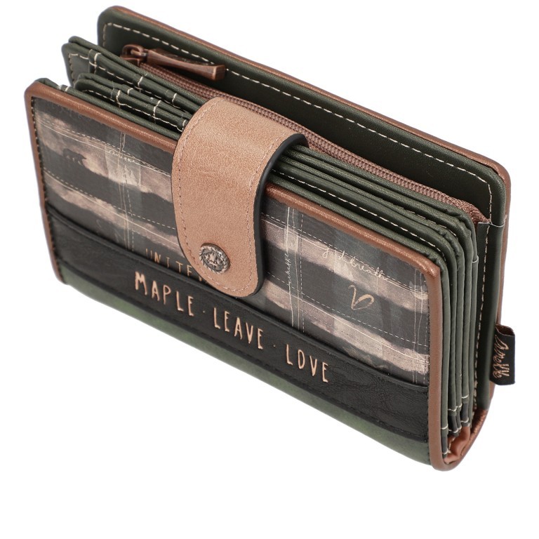 Geldbörse The Forest Medium Wallet mit RFID-Schutz Cognac, Farbe: cognac, Marke: Anekke, EAN: 8434172031524, Abmessungen in cm: 14x10x2, Bild 5 von 9