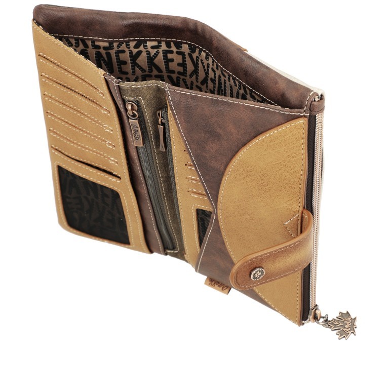 Geldbörse The Forest Wallet with Card Holder mit RFID-Schutz Cognac, Farbe: cognac, Marke: Anekke, EAN: 8434172031548, Abmessungen in cm: 20x10x2, Bild 7 von 7