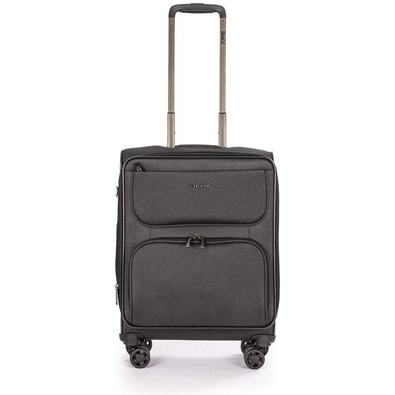Koffer Bendigo Light Plus S Schwarz, Farbe: schwarz, Marke: Stratic, EAN: 4001807904634, Abmessungen in cm: 39x54x22, Bild 1 von 9