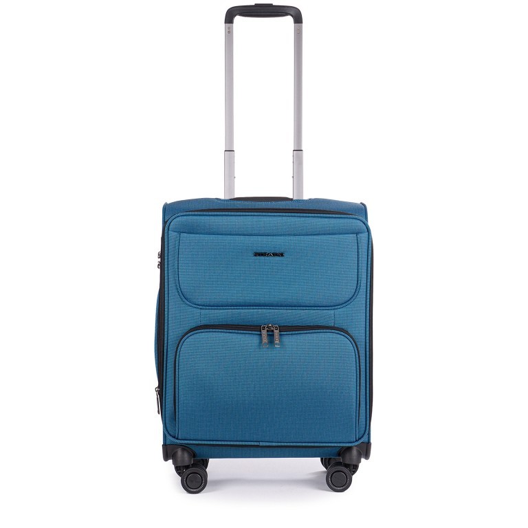 Koffer Bendigo Light Plus S Petrol, Farbe: blau/petrol, Marke: Stratic, EAN: 4001807904849, Abmessungen in cm: 39x54x22, Bild 1 von 9