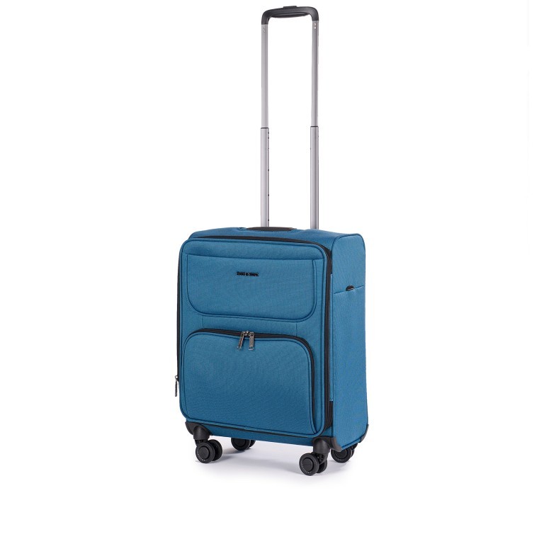 Koffer Bendigo Light Plus S Petrol, Farbe: blau/petrol, Marke: Stratic, EAN: 4001807904849, Abmessungen in cm: 39x54x22, Bild 2 von 9