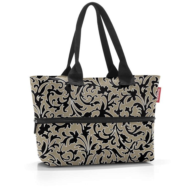 Shopper E1 erweiterbar Baroque Marble, Farbe: taupe/khaki, Marke: Reisenthel, EAN: 4012013730047, Abmessungen in cm: 50x26.5x15.5, Bild 1 von 3