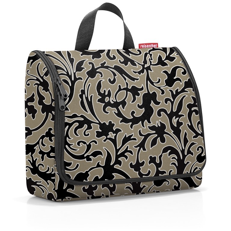 Kulturbeutel Toiletbag XL zum Aufhängen Baroque Marble, Farbe: taupe/khaki, Marke: Reisenthel, EAN: 4012013730139, Abmessungen in cm: 28x25x10, Bild 1 von 3