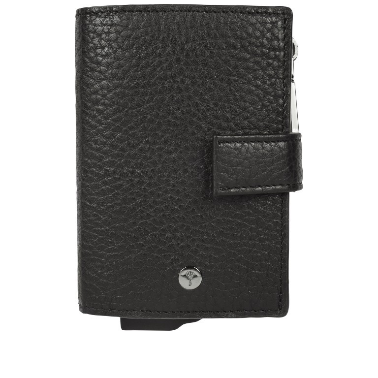 Geldbörse Cardona E-Cage C-Four mit RFID-Schutz Black, Farbe: schwarz, Marke: Joop!, EAN: 4048835089841, Abmessungen in cm: 7x10.5x2.5, Bild 1 von 6