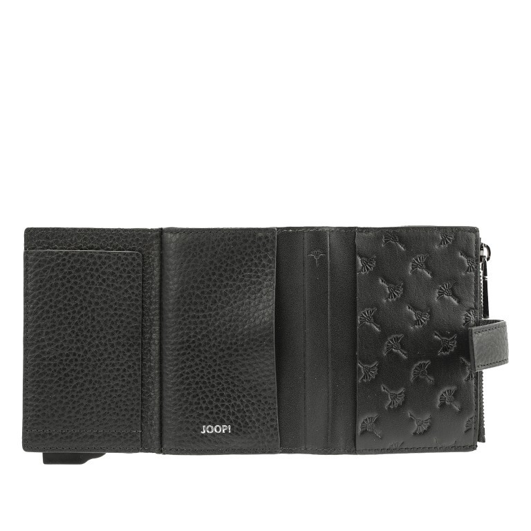 Geldbörse Cardona E-Cage C-Four mit RFID-Schutz Black, Farbe: schwarz, Marke: Joop!, EAN: 4048835089841, Abmessungen in cm: 7x10.5x2.5, Bild 6 von 6