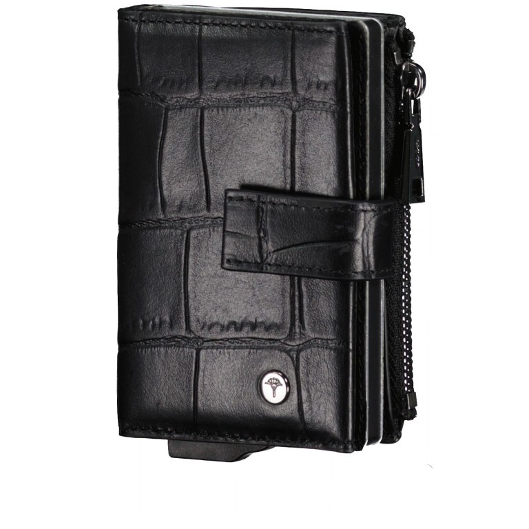 Geldbörse Fano E-Cage C-Four mit RFID-Schutz Black, Farbe: schwarz, Marke: Joop!, EAN: 4048835091790, Abmessungen in cm: 7x10.5x2.5, Bild 2 von 5