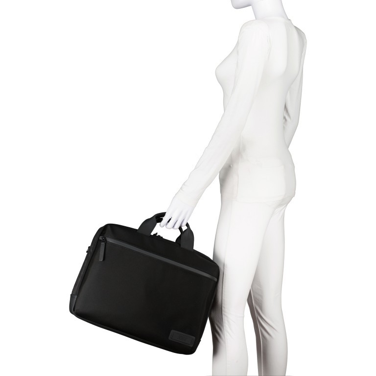 Aktentasche Tallinn Business Bag Black, Farbe: schwarz, Marke: Jost, EAN: 4025307782400, Abmessungen in cm: 40x30x13, Bild 4 von 7