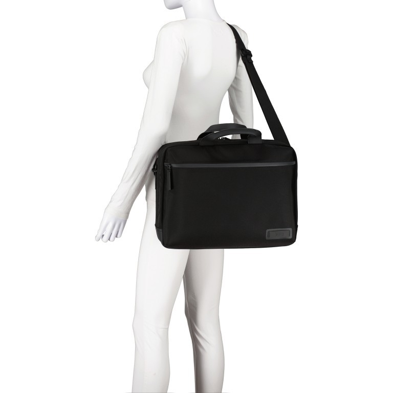 Aktentasche Tallinn Business Bag Black, Farbe: schwarz, Marke: Jost, EAN: 4025307782400, Abmessungen in cm: 40x30x13, Bild 6 von 7