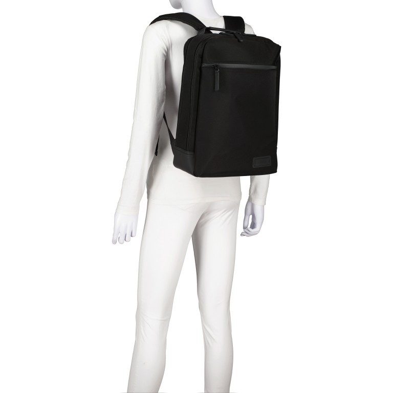 Rucksack Tallinn Daypack mit Tablet- und Laptopfach 15 Zoll Black, Farbe: schwarz, Marke: Jost, EAN: 4025307782417, Abmessungen in cm: 29x41x15, Bild 4 von 5