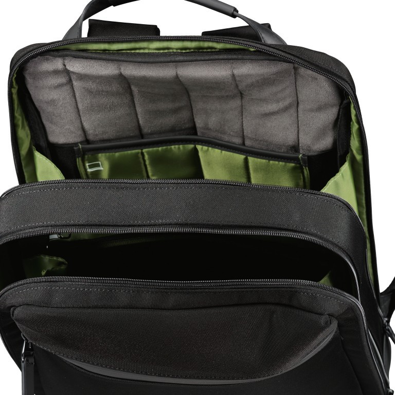Rucksack Tallinn Daypack mit Tablet- und Laptopfach 15 Zoll Black, Farbe: schwarz, Marke: Jost, EAN: 4025307782417, Abmessungen in cm: 29x41x15, Bild 5 von 5