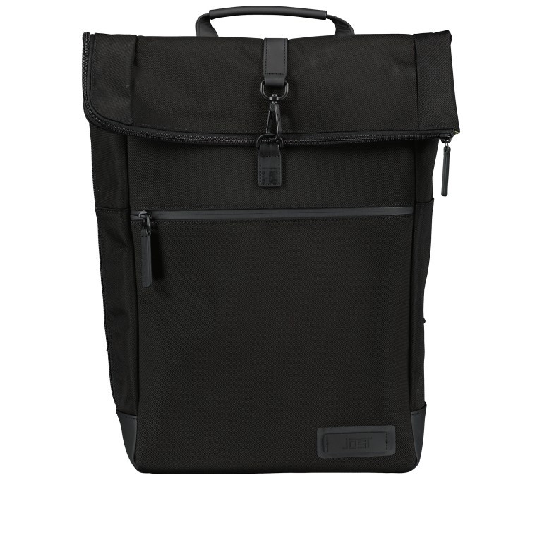 Rucksack Tallinn Courier Backpack mit Tablet- und Laptopfach 15 Zoll Black, Farbe: schwarz, Marke: Jost, EAN: 4025307782448, Abmessungen in cm: 29x45x14, Bild 1 von 8