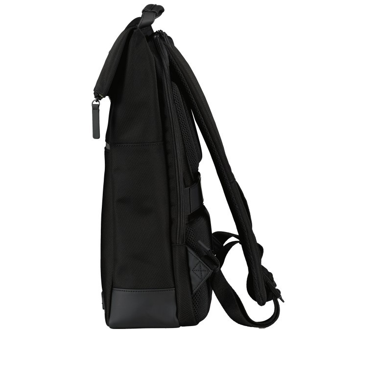 Rucksack Tallinn Courier Backpack mit Tablet- und Laptopfach 15 Zoll Black, Farbe: schwarz, Marke: Jost, EAN: 4025307782448, Abmessungen in cm: 29x45x14, Bild 3 von 8