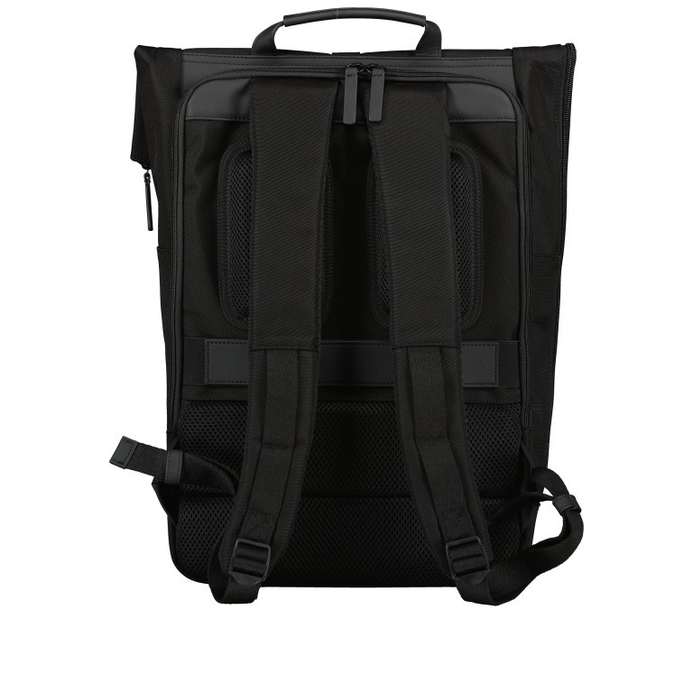 Rucksack Tallinn Courier Backpack mit Tablet- und Laptopfach 15 Zoll Black, Farbe: schwarz, Marke: Jost, EAN: 4025307782448, Abmessungen in cm: 29x45x14, Bild 4 von 8