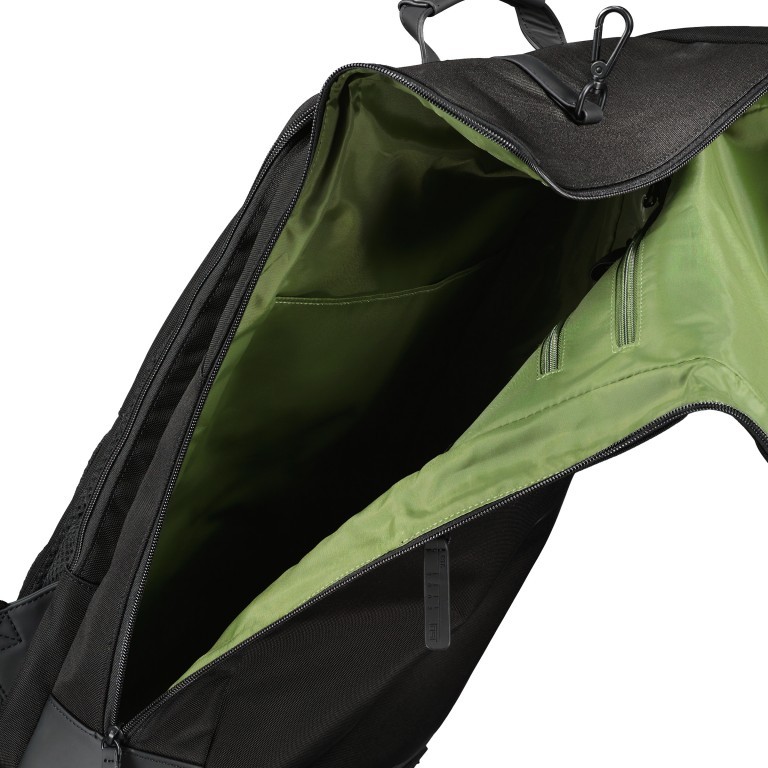Rucksack Tallinn Courier Backpack mit Tablet- und Laptopfach 15 Zoll Black, Farbe: schwarz, Marke: Jost, EAN: 4025307782448, Abmessungen in cm: 29x45x14, Bild 7 von 8