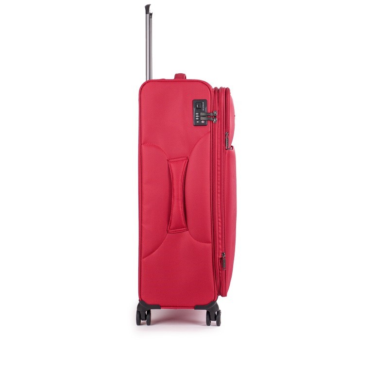 Koffer Stratic Light Plus L Rot, Farbe: rot/weinrot, Marke: Stratic, EAN: 4001807904610, Abmessungen in cm: 47x80x28, Bild 4 von 9