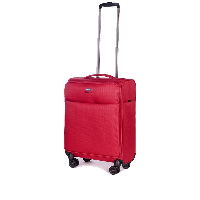 Koffer Stratic Light Plus S Rot, Farbe: rot/weinrot, Marke: Stratic, EAN: 4001807904559, Abmessungen in cm: 39x55x20, Bild 2 von 8