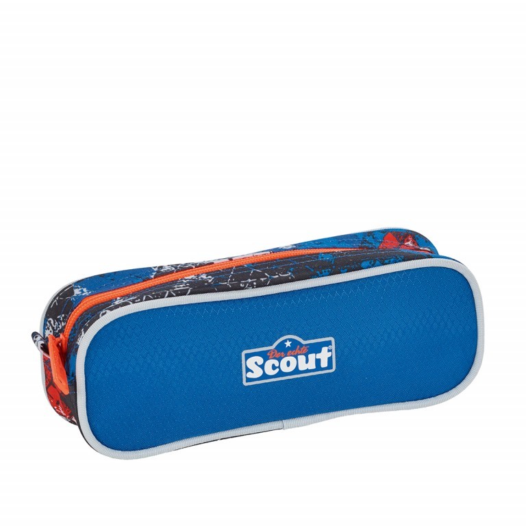 Schulranzen Alpha Set 4-teilig Hellblau, Farbe: blau/petrol, Marke: Scout, EAN: 4007953402352, Abmessungen in cm: 32x40x25, Bild 8 von 9