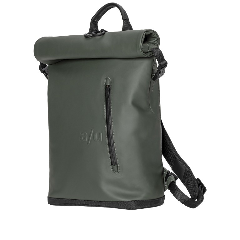 Rucksack Japan Fukui Nishi mit Laptopfach 15 Zoll Forest Night, Farbe: grün/oliv, Marke: Aunts & Uncles, EAN: 4250394982703, Abmessungen in cm: 28.5x42x13, Bild 2 von 10