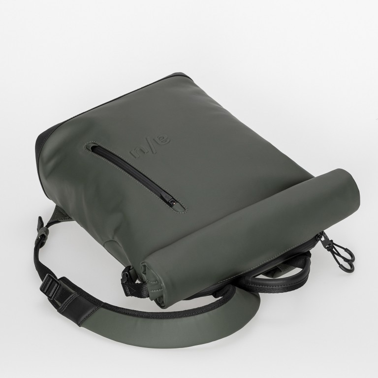 Rucksack Japan Fukui Nishi mit Laptopfach 15 Zoll Forest Night, Farbe: grün/oliv, Marke: Aunts & Uncles, EAN: 4250394982703, Abmessungen in cm: 28.5x42x13, Bild 9 von 10