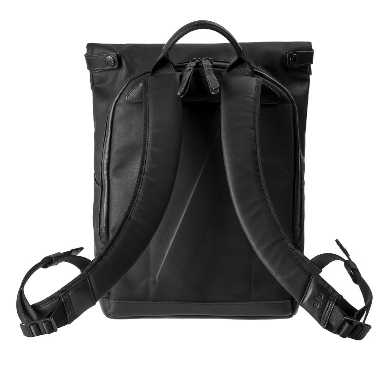 Rucksack Japan Wakayama mit Laptopfach 13 Zoll Black, Farbe: schwarz, Marke: Aunts & Uncles, EAN: 4250394982499, Abmessungen in cm: 26x39x10, Bild 3 von 11